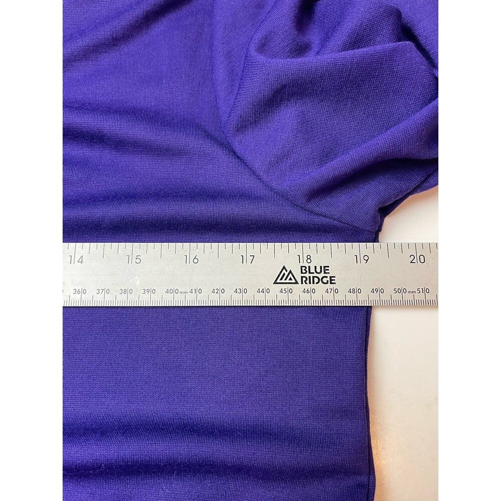 SUSAN GRAVER-Size Small-Knit-3/4 Sleeve Dress-Purple - Picture 5 of 9